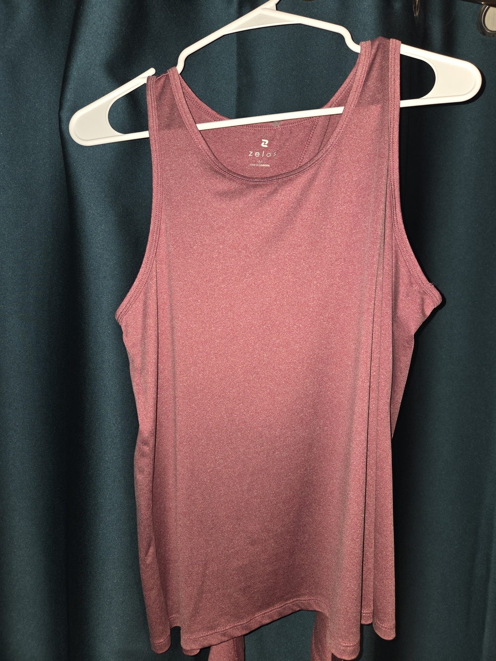 ZELOS Women's Mauve Performance Tank Top